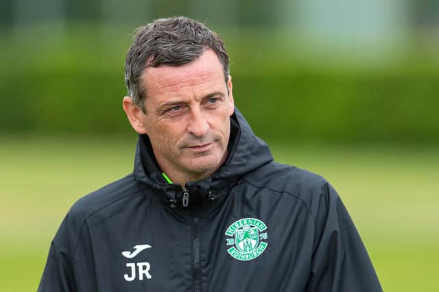 Hibs head coach Jack Ross is without several first-team players but squad depth is helping the side to cope