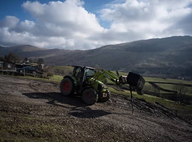 RBS says farmers face multiple cost challenges as fertiliser increases nearly three-fold on 2021 prices, whilst fuel, feed and energy costs continue to rise (file image). Picture: Oli Scarff/AFP via Getty Images.