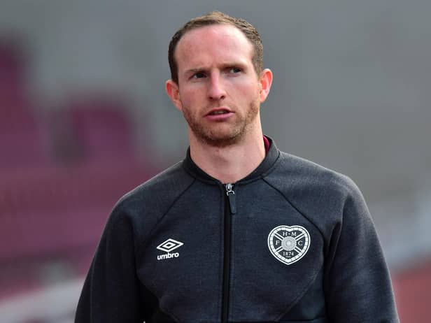 Aidy White has missed a chunk of Hearts' pre-season due to a back spasm. Picture: SNS