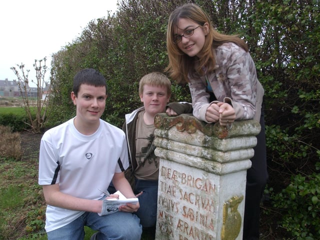 A Latin class with a difference for these pupils from St Wilfrid's Catholic School in 2004. Who can tell us more?