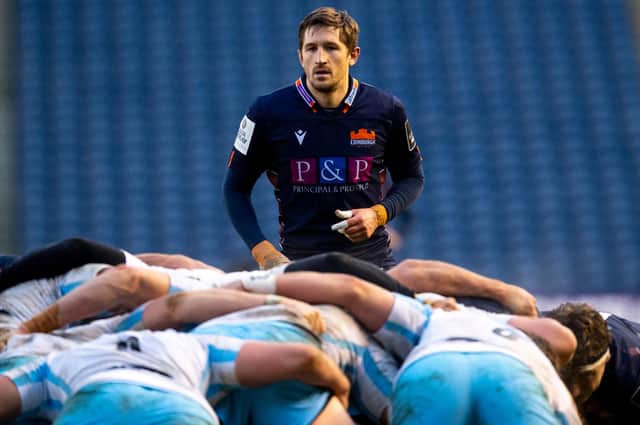 Scrum-half Henry Pyrgos has signed a new contract with Edinburgh. Picture: Ross Parker/SNS