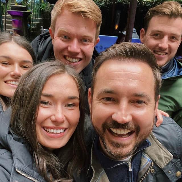 Martin Compston and cast of The Rig (Photo: Rose Street Garden).