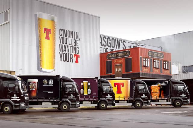 Tennent's, which is brewed in Glasgow, is Scotland's biggest selling lager brand. Picture: Andy Buchanan