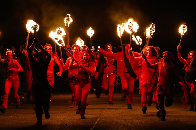 The Samhuinn Fire Festival marks the transition from summer to winter and was once seen as a time when the boundary between the physical and spirit worlds was thought to weaken, influencing the development of contemporary Halloween customs
