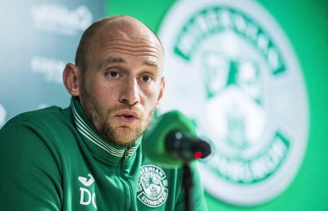 David Gray isn't thinking too far ahead about his role at Hibs