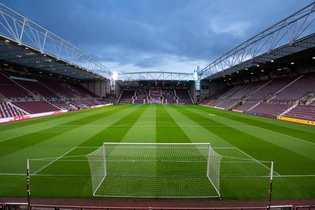 A general view of Tynecastle