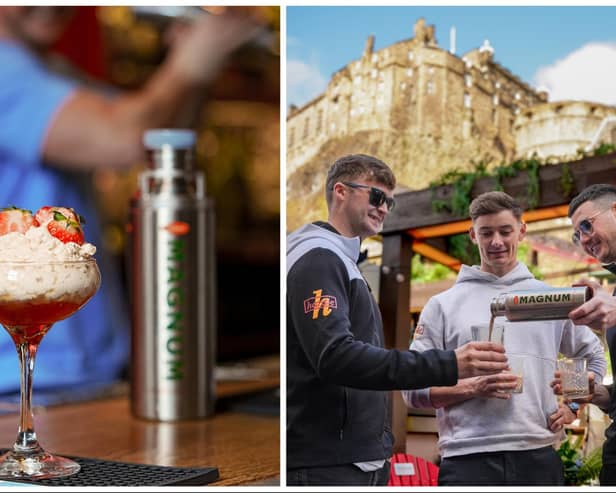 Scotland’s world champion curling team helped to launch two new outdoor drinks terraces in Edinburgh city centre.