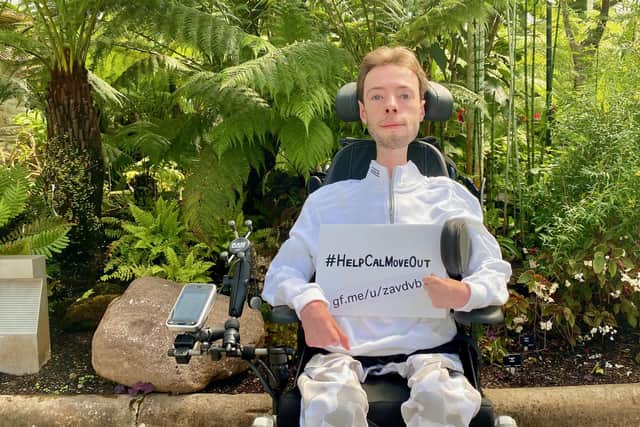 Calum has launched a powerful campaign highlighting the difficulties facing wheelchair users