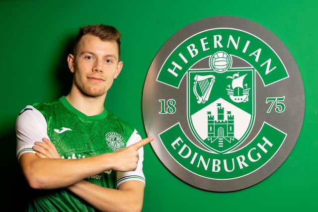 Runar Hauge has signed a long-term deal with Hibs. Picture: Alan Rennie