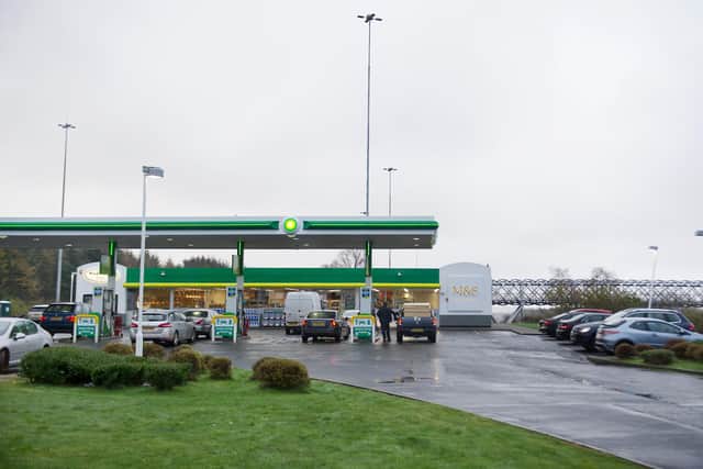 Harthill Services. Picture: John Devlin