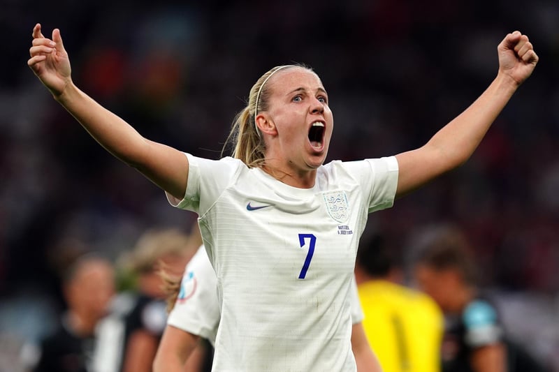 The 27-year-old Arsenal forward won the Golden Boot and was player of the tournament as England claimed a historic triumph at Euro 2022. The Lionesses lifted their first trophy at a major women's tournament with a 2-1 victory after extra time against eight-time champions Germany at Wembley.
"It was a proud moment for me and a surreal moment - walking out of that tunnel and going to play in front of a home crowd," Mead said of the final, watched by a record 87,192 crowd. "The day in general, the noise in general, the atmosphere was honestly something I'll never feel or experience again."
Mead scored six goals and contributed five assists during the tournament as she bounced back from the disappointment of not being selected to represent Team GB at the Tokyo Olympics a year earlier.
She was voted BBC Women's Footballer of the Year 2022 and was runner-up in the Women's Ballon d'Or, the prize awarded to the world's best footballer of the year.