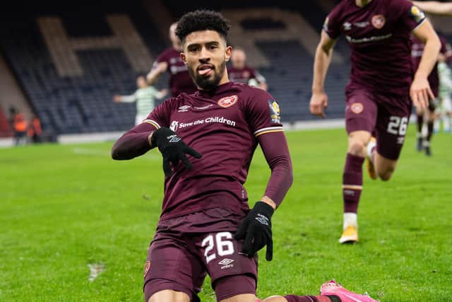 Josh Ginnelly is almost ready to return for Hearts.