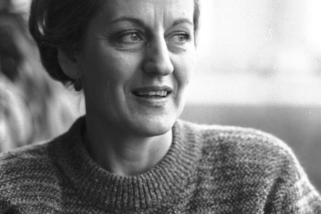 Australian author and feminist Germaine Greer in Edinburgh in March 1984.
