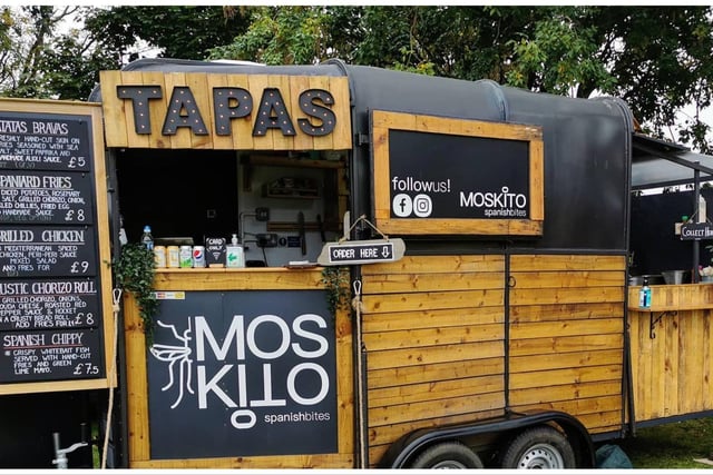 Former British Street Food Awards finalists Moskito Bites are a transportable tapas trailer. They have a made a big impression serving a selection of Spanish options around Scotland.