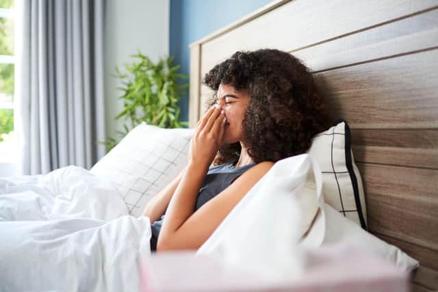 My eyes were swollen shut and I had started to wheeze as well as sneeze Picture: Alamy/PA