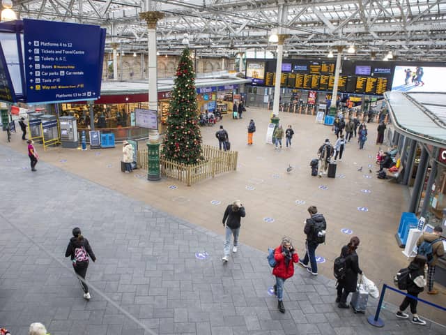 SotRail are running limited train services across Edinburgh and the rest of Scotland on Boxing Day (Photo: Katielee Arrowsmith / SWNS).