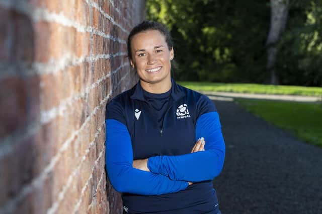 Scotland captain Rachel Malcolm is a big admirer of England skipper and clubmate Sarah Hunter. Picture: Paul Devlin / SNS