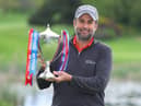 Richard Bland poses with the trophy after winning the Betfred British Masters hosted by Danny Willett at The Belfry. Picture: Richard Heathcote/Getty Images.