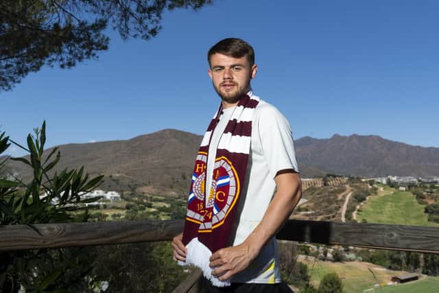 Alan Forrest enjoyed his pre-season training camp with Hearts in Spain, where he quickly got to know his teammates and made a bright start on the pitch. Picture: Mark Scates / SNS