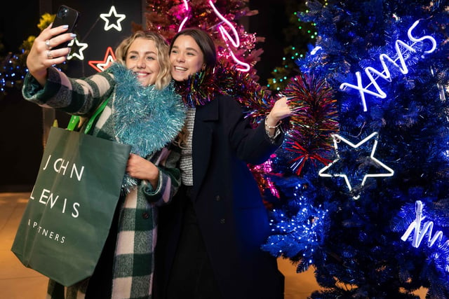 There will be plenty of great opportunities to take selfies inside John Lewis' stunning Christmas shops.
