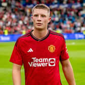 Will Fish featured for Manchester United in their pre-season friendly with Leeds at Oslo's Ullevaal Stadium last week. Picture: Ash Donelon/Getty Images