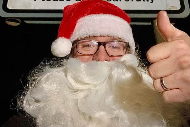 Spreading Christmas cheer: Geoff Crow