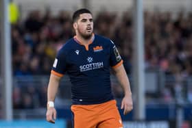 Edinburgh's Marshall Sykes was sent off against Zebre after his shoulder made contact with the head of Danilo Fischetti