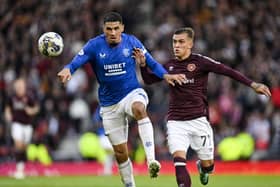 Hearts face Rangers this Sunday.