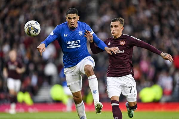 Hearts face Rangers this Sunday.