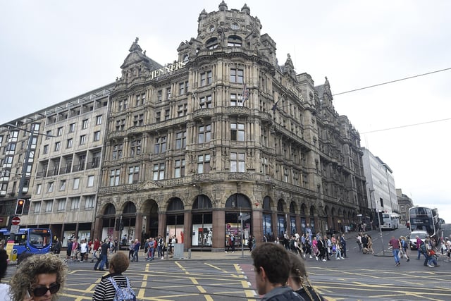 Closing in 2021, Jenners was open on Princes Street for 183 years. The department store was a popular destination for Edinburgh's shoppers for generations but closed its doors due to Covid restrictions in May 2020 - and never reopened again.
Pic - Greg Macvean