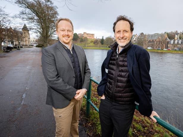 Luke Johnson, MD of H2 Green, and Dr Jonathan Copus, CEO of Getech. Picture: Paul Campbell.
