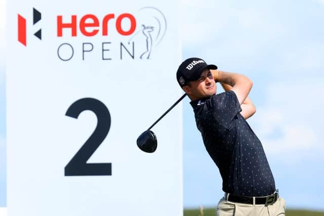 David Law in action during the final circuit the Hero Open at Fairmont St Andrews. Picture: Andrew Redington/Getty Images.
