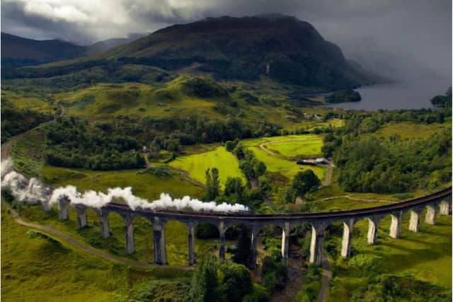 Thousands of Harry Potter flock to the Glenfinnan Viaduct in the West Highlands after it was featured in the film adaptations.