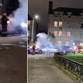 Edinburgh news: Emergency services attend after car reported on fire in Piershill Square West
