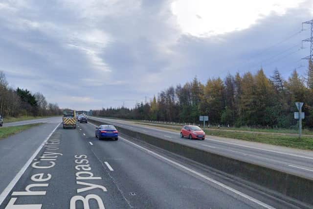 Delays on the Edinburgh Bypass after emergency services deal with two vehicle crash