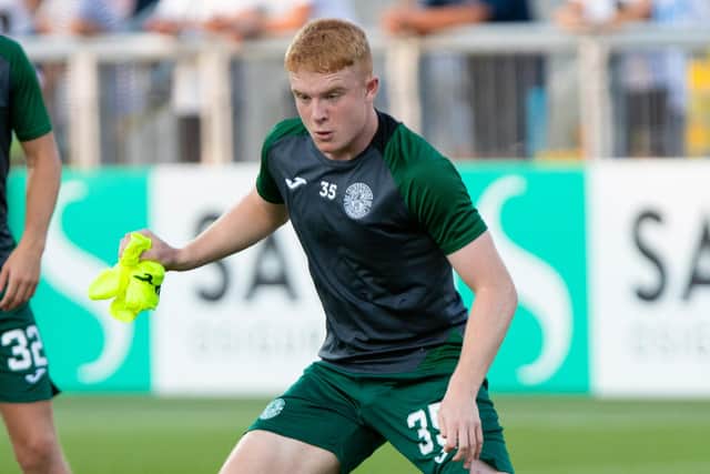 Jack Brydon has been involved in first-team squads for Hibs this year
