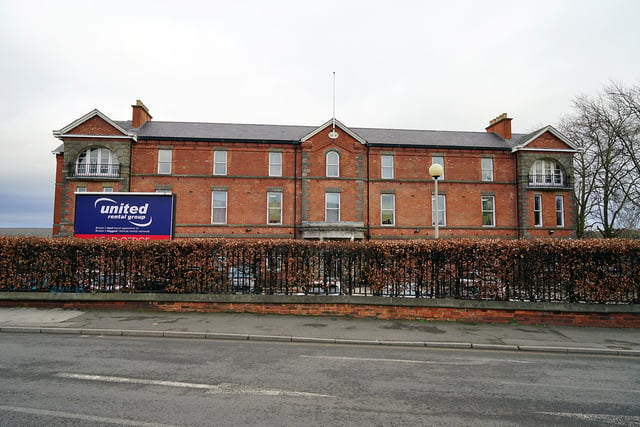 The old hospital premises were redeveloped into offices, which are now home to United Rental
