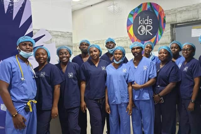 Staff at the National Hospital in Abuja.