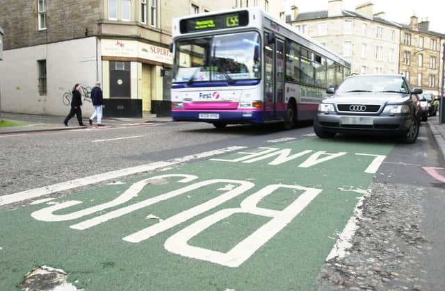 Some might think Edinburgh's Greenways are green because it's more eco-friendly to travel by bus than car (Picture: Susan Burrell)