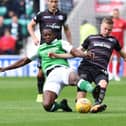 Marvin Bartley was an effective enforcer for Hibs across a four-year spell with the Easter Road club. Picture: SNS
