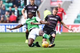 Marvin Bartley was an effective enforcer for Hibs across a four-year spell with the Easter Road club. Picture: SNS