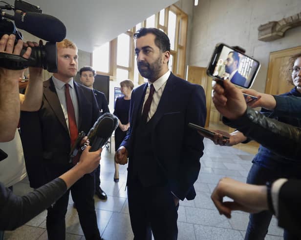 Humza Yousaf's SNP is haemorrhaging support (Picture: Jeff J Mitchell/Getty Images)