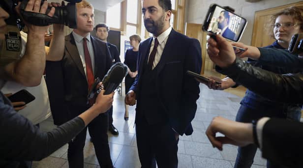 Humza Yousaf's SNP is haemorrhaging support (Picture: Jeff J Mitchell/Getty Images)