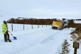 Scottish dairy has stranded HGV rescued by farmer - just days after 'superwoman' passer-by pushed its delivery truck in heavy snow
