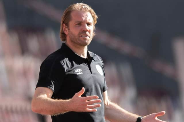 Robbie Neilson can't wait to face Hibs in the Scottish Cup semi final. Picture: SNS