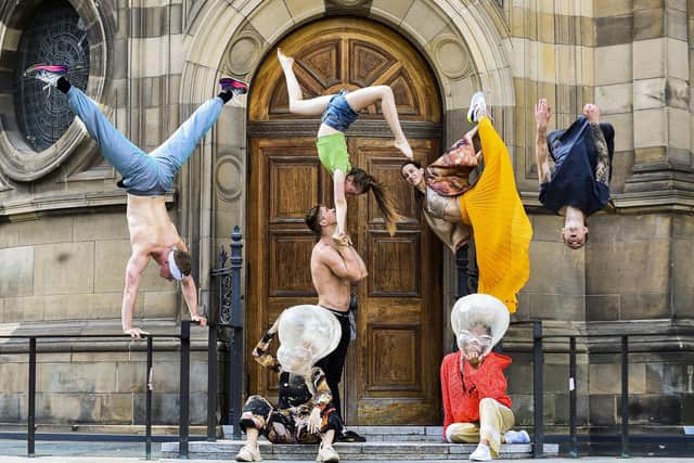 Ukrainian and Czech circus artists performed at the McEwan Hall during last year's Fringe (Picture: Lisa Ferguson)