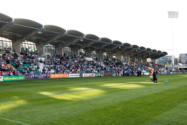 Shamrock Rovers' Tallaght Stadium is where Hearts plucked midfielder Aaron McEneff from this week.