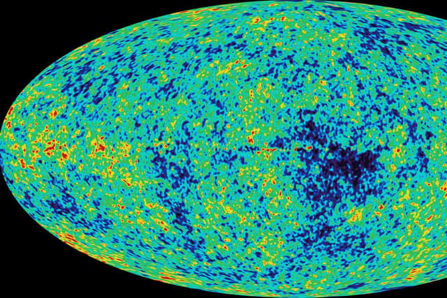 A microwave image of the universe soon after the Big Bang, roughly about the time when work began on the tram extension to Leith (Picture: Nasa/Maps Team/Getty Images)