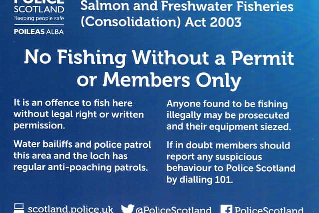 Police Scotland leaflet handed out at Harlaw. Picture Police Scotland