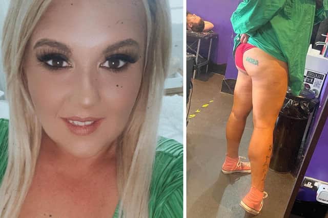 Jodie Waddell got the 'extra special' tattoo after hearing her favourite TV advert was coming back